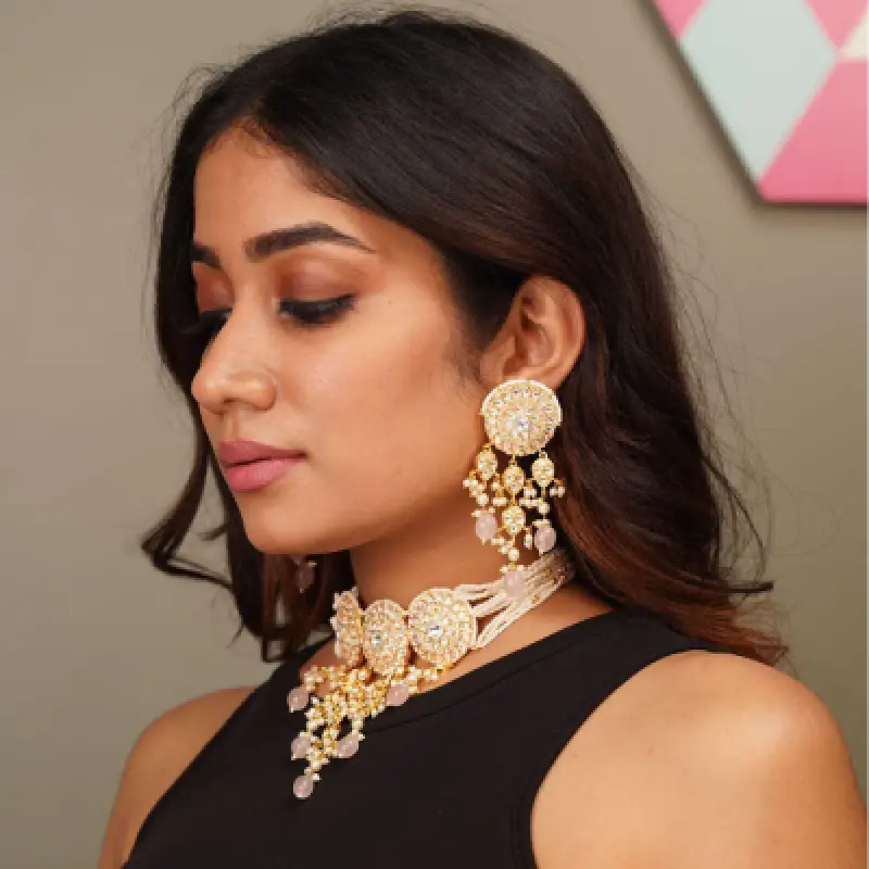 Dharaa Polki Choker Set