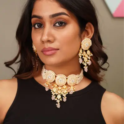 Dharaa Polki Choker Set