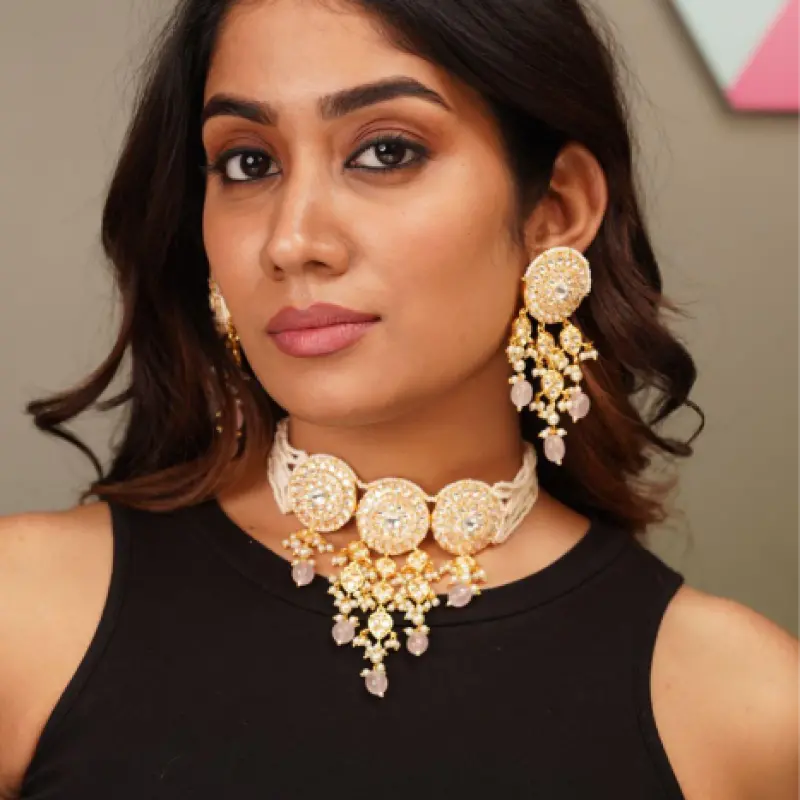 Dharaa Polki Choker Set