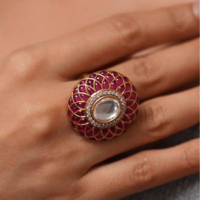 Indian Polki Ring